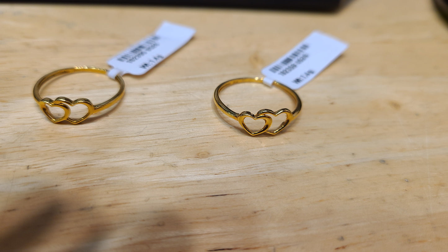22k gold rings