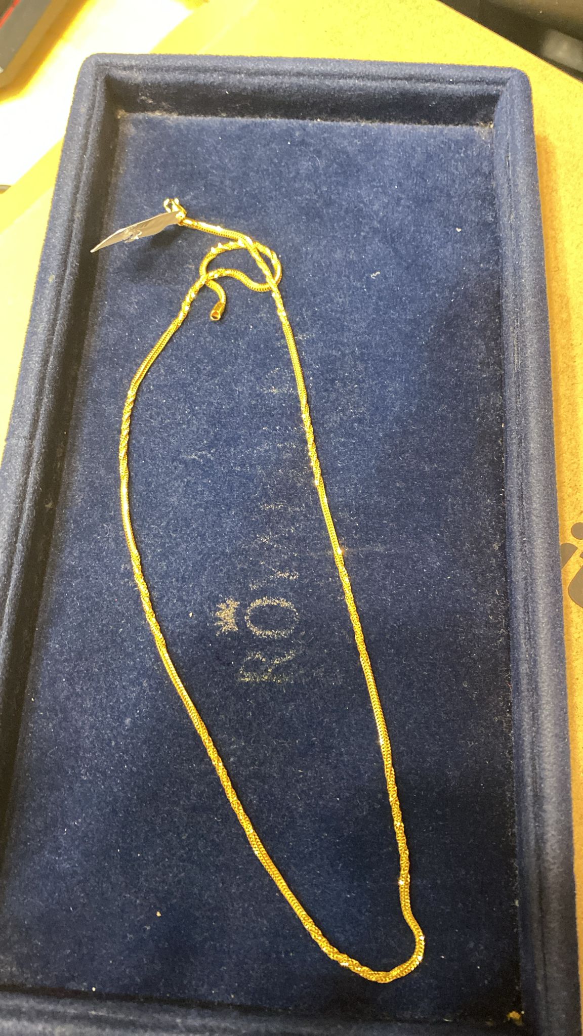 22k gold chain  man100