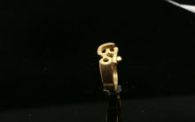 22k Ring Solid Gold ELEGANT Charm Men OM Design SIZE 9 "RESIZABLE" r2448 - Royal Dubai Jewellers