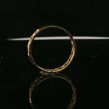 22k Ring Solid Gold ELEGANT Charm Diamond Cut Band SIZE 11 "RESIZABLE" r2355 - Royal Dubai Jewellers