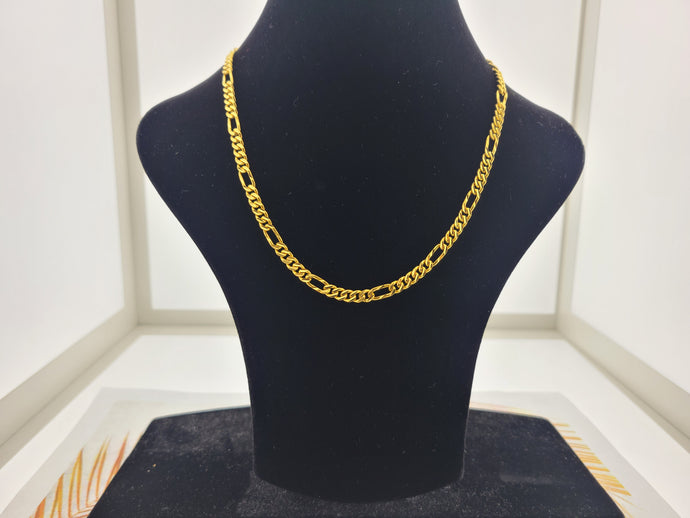 22K Solid Gold Men Curb Chain C5487 - Royal Dubai Jewellers