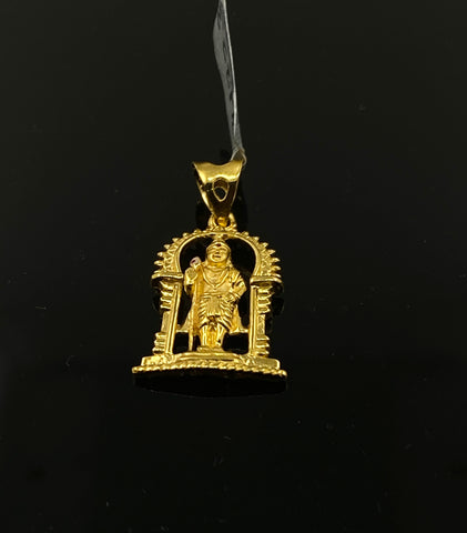 22K Solid Gold Bala ji Pendant P4323 - Royal Dubai Jewellers