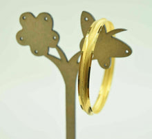 "CHOOSE YOUR SIZE" 22k Solid Gold 5MM BABY BANGLE BRACELET SIKHI KARA kids cb23 - Royal Dubai Jewellers