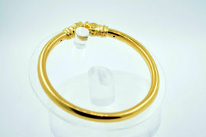 22K SOLID GOLD BANGLE BRACELETS BRACELET Cuff pick your size CUSTOM Handmade - Royal Dubai Jewellers