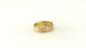 22k Ring Solid Gold ELEGANT Charm Ladies Band SIZE 7.5 "RESIZABLE" r2937mon - Royal Dubai Jewellers