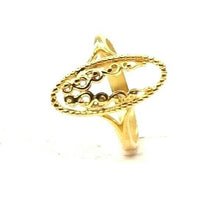 22k Ring Solid Gold Elegant Charm Floral Ladies Ring Size R2032 mon - Royal Dubai Jewellers