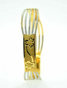 CUSTOM Handmade 22K SOLID GOLD BANGLE BRACELETS BRACELET Cuff pick your size - Royal Dubai Jewellers