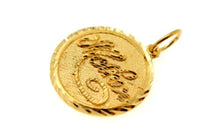 22k Pendant Solid Gold Charm Mom Pendant Round Design p1228 ns - Royal Dubai Jewellers