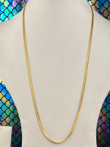 14k Chain Solid Gold Men's Square D Link Design C0334 - Royal Dubai Jewellers