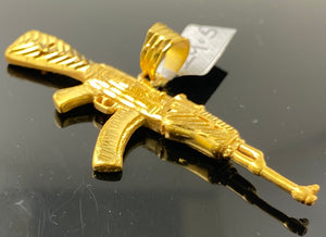 22K Solid Gold Weapon Pendant P4510 TR - Royal Dubai Jewellers