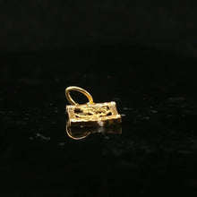 22k 22ct Solid Gold ELEGANT Simple Diamond Cut Religious OM Pendant P1507 - Royal Dubai Jewellers