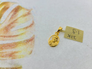 22K Solid Gold Lord Sai Pendant P5295 - Royal Dubai Jewellers