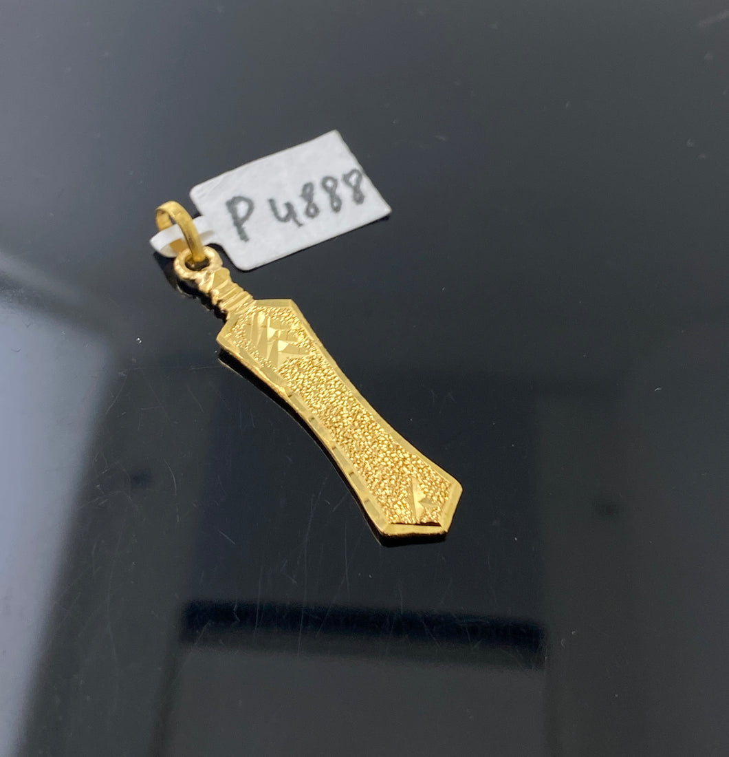 22K Solid Gold Sikhism Pendant P4888 - Royal Dubai Jewellers