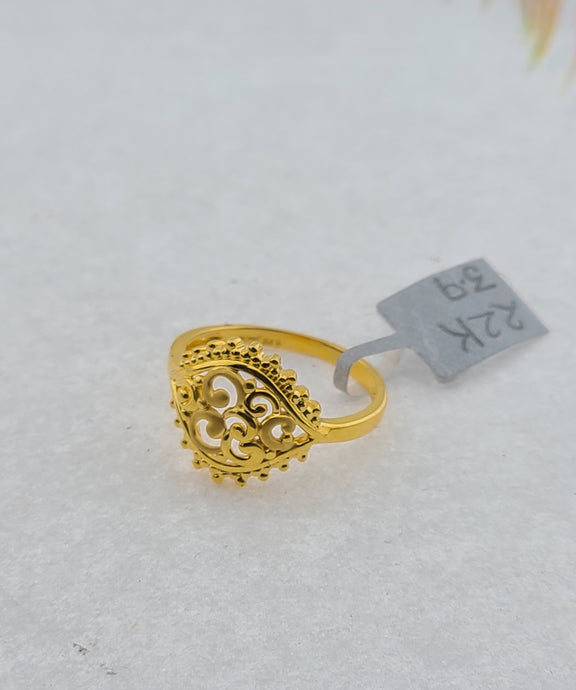 22K Solid Gold Designer Ring R9005 - Royal Dubai Jewellers