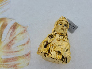 22K Solid Gold Jesus Christ Pendant P5440 - Royal Dubai Jewellers