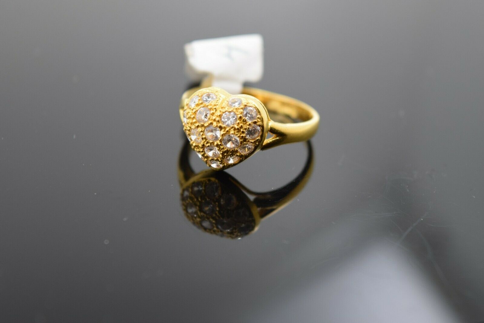 Dainty Heart Ring in 916 Gold - Maxi-Cash
