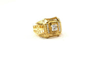 22k Ring Solid Gold ELEGANT Charm Mens Band SIZE 11.26 "RESIZABLE" r2592mon - Royal Dubai Jewellers