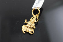 22k 22ct Solid Gold ELEGANT Simple Diamond Cut Religious Ganash Pendant P1509 - Royal Dubai Jewellers