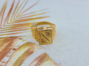 22K Solid Gold Designer Ring R8970 - Royal Dubai Jewellers