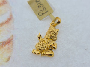 22K Solid Gold Lord Krishna Charm P5310 - Royal Dubai Jewellers