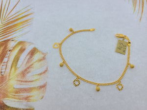 real gold gold charm bracelets