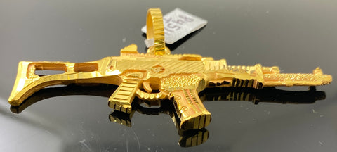 22K Solid Gold Weapon Pendant P4511 TR - Royal Dubai Jewellers