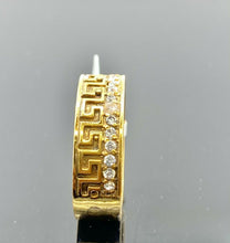22k Ring Solid Gold ELEGANT Modern Italian Designer Pattern Ladies Band r2922 - Royal Dubai Jewellers