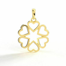 22k Solid Yellow Gold Ladies Jewelry Elegant Infinity Heart Pendant CGP23 - Royal Dubai Jewellers