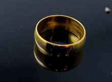 22k Ring Solid Gold Exquisite Plain Unisex Band Ring Size 10.8 R1523 mf - Royal Dubai Jewellers