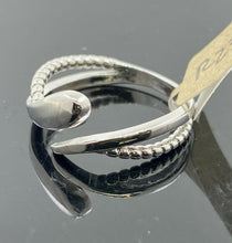 18k Ring Solid Gold ELEGANT Modern Simple Curved Design Ladies Band r2389 - Royal Dubai Jewellers