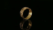 22k Ring Solid Gold ELEGANT Charm Ladies Band SIZE 7 "RESIZABLE" r2561mon - Royal Dubai Jewellers