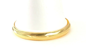 22k Bracelet Solid Gold Simple Charm Diamond Cut Men Design Size 3 inch B4216 - Royal Dubai Jewellers