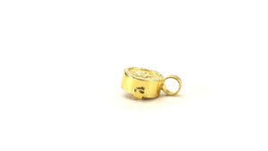22k Pendant Solid Gold ELEGANT Classic Round Shape Star Pendant p3090 - Royal Dubai Jewellers