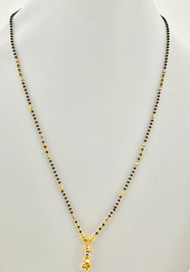22K Solid Gold Two Tone Mangalsutra C4588 - Royal Dubai Jewellers