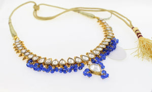 22k 22ct Solid Gold Elegant Traditional Kundan Set Necklace with STONE KS101 | Royal Dubai Jewellers