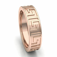 18k Ring Solid Rose Gold Ladies Jewelry Elegant Italian Designer Pattern CGR73R - Royal Dubai Jewellers