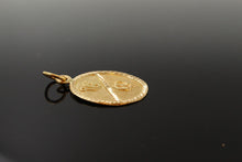 22k 22ct Solid Gold SIKH RELIGIOUS KHANDA ONKAR Pendant Diamond Cut p1003 ns - Royal Dubai Jewellers