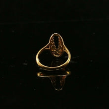 22k Ring Solid Gold Elegant Charm Floral Ladies Ring Size R2032 mon - Royal Dubai Jewellers