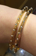 22k 22ct Solid Gold ELEGANT Luxurious Ladies Bangle Modern Design b1005 - Royal Dubai Jewellers