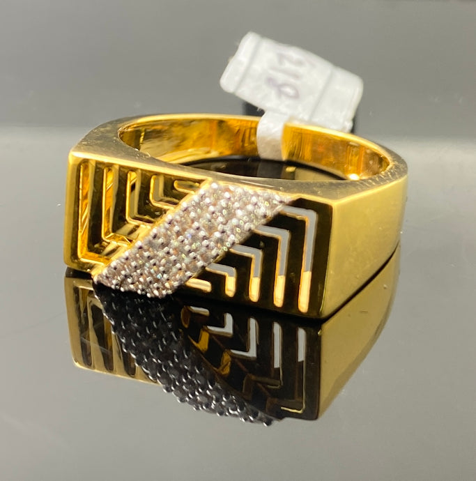 Black Stone Eiffel Tower Sophisticated Design Gold Plated Ring for Men –  Rudraksh Art Jewellery