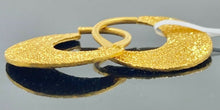 22k Earrings Solid Gold Men Jewelry Simple Nattiyan Geometric Design E6311 - Royal Dubai Jewellers