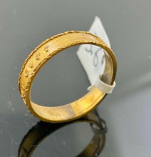 22k Ring Solid Gold ELEGANT Charm Ladies Forever Band SIZE 7.5 "RESIZABLE" r2339 - Royal Dubai Jewellers