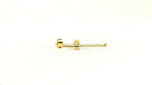 22k Pendant Solid Gold ELEGANT Classic Two Tone Cross Pendant p3009 - Royal Dubai Jewellers