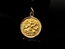 22k 22ct Solid Gold SHRI GANESH GANPATI IDOL Hindu Religious pendant p1021 ns - Royal Dubai Jewellers