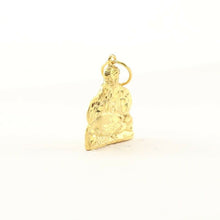 22k 22ct Solid Gold ELEGANT Simple Diamond Cut Religious Sai Baba Pendant P1519 - Royal Dubai Jewellers
