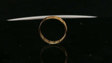 22k Ring Solid Gold ELEGANT Charm Men Geometric Band SIZE 11 "RESIZABLE" r2322 - Royal Dubai Jewellers