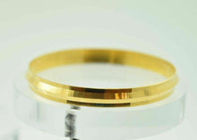 "CHOOSE YOUR SIZE" 22k Solid Gold 5.5 MM BABY BANGLE BRACELET SIKHI KARA cb21 - Royal Dubai Jewellers