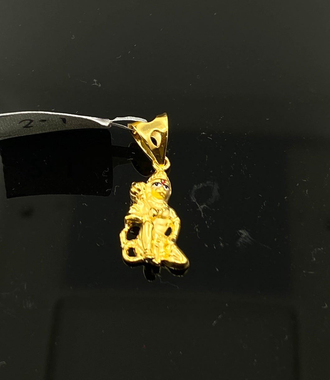 22K Solid Gold Lord Hanuman Pendant P4283 - Royal Dubai Jewellers