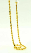 22k Chain Yellow Solid Gold Chain Simple rope Necklace 2.65 mm Classic Design MF - Royal Dubai Jewellers