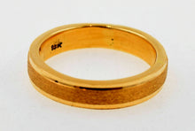 18k Band Solid Gold MENS WEDDING BAND LUXURY Elegant Ring "RESIZABLE" r704 - Royal Dubai Jewellers